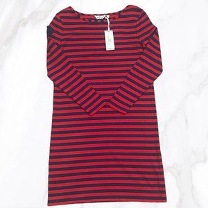 NWT Vineyard Vines Women's Nautical Striped‎ Long Sleeved Dress, Size XS